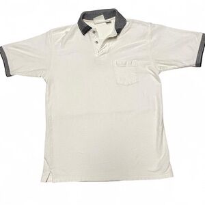 Vintage 90s Diport USA Pocket Polo Shirt Mens Size Large 100% Combed Cotton